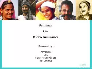 Seminar On Micro Insurance