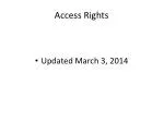 Access Rights - slide 1