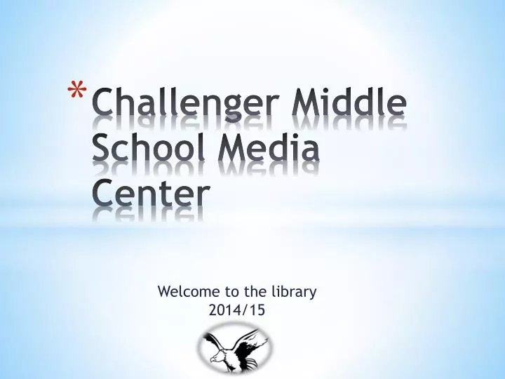 challenger middle school media center