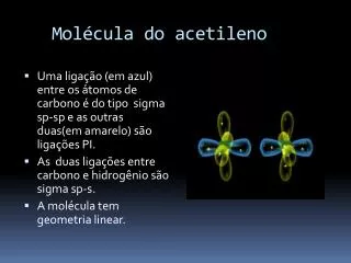 mol cula do acetileno