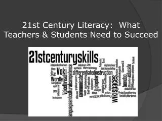 21st Century Literacy: What Teachers &amp; Students Need to Succeed