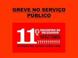 greve no servi o p blico