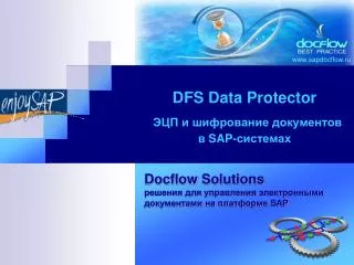 dfs data protector sap