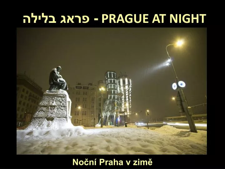 prague at night