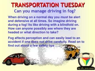 TRANSPORTATION TUESDAY