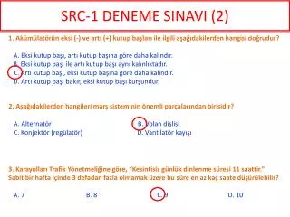 src 1 deneme sinavi 2