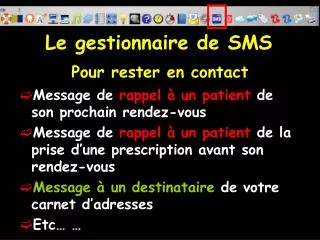 pour rester en contact
