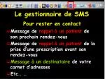 Pour rester en contact - slide 1