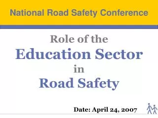 Role of the Education Sector in Road Safety