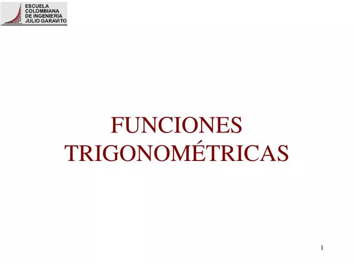 funciones trigonom tricas