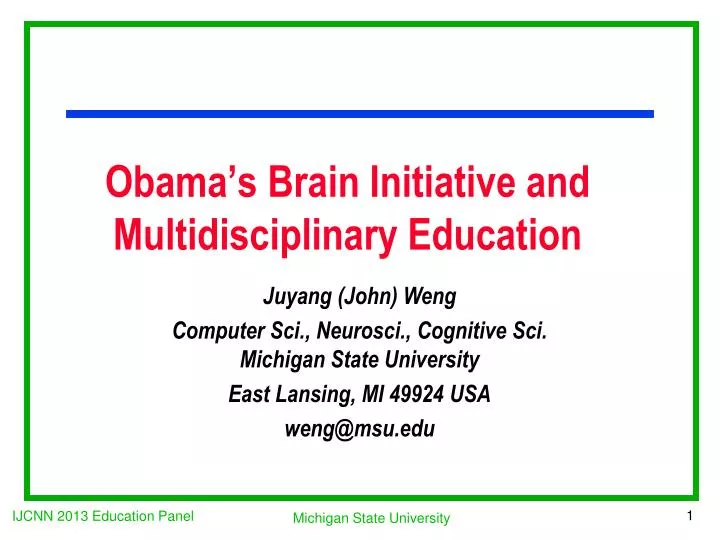 obama s brain initiative and multidisciplinary education