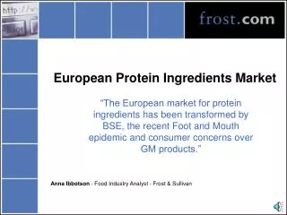 European Protein Ingredients Market