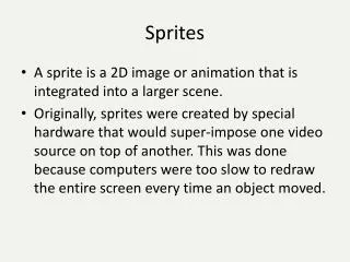 Sprites