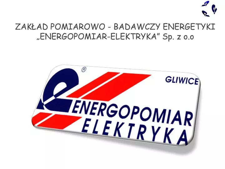 zak ad pomiarowo badawczy energetyki energopomiar elektryka sp z o o