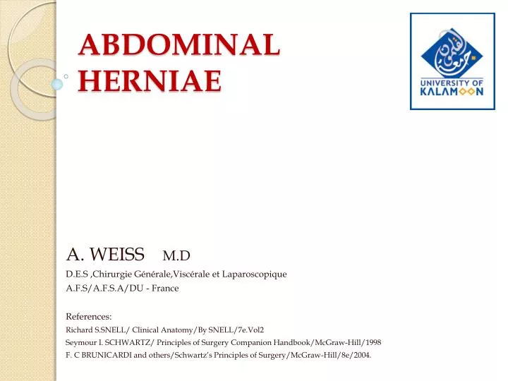 abdominal herniae