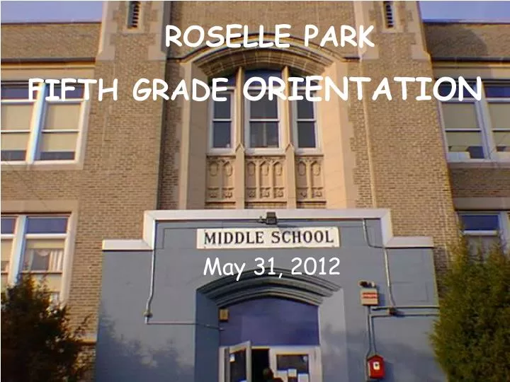 fifth grade orientation