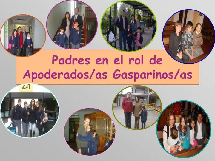 padres en el rol de apoderados as gasparinos as