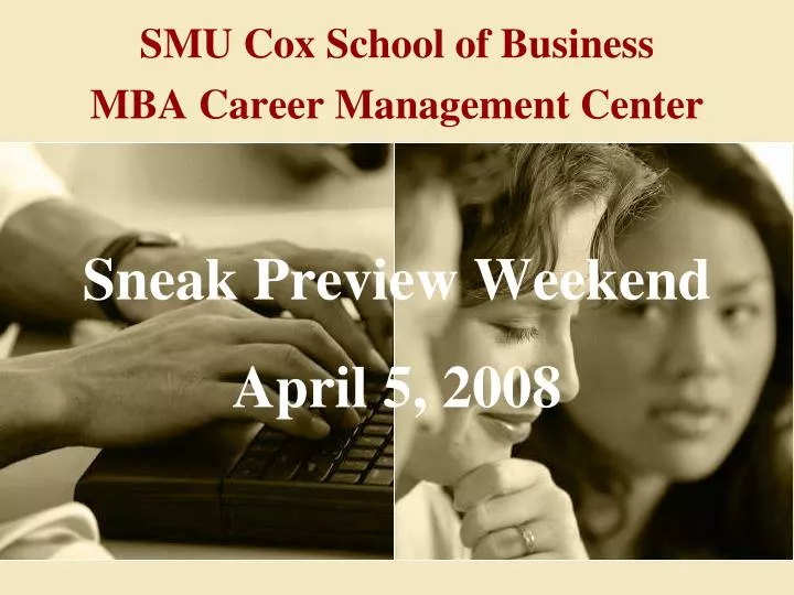 smu cox school of business mba career management center