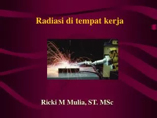 radiasi di tempat kerja