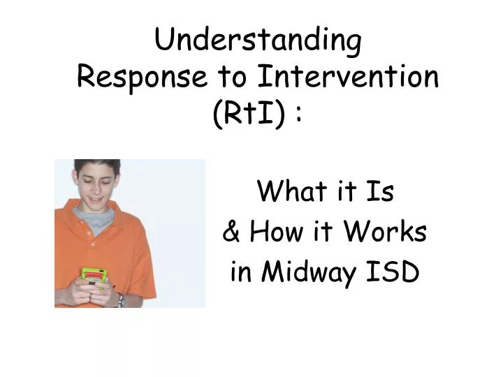 understanding response to intervention rti