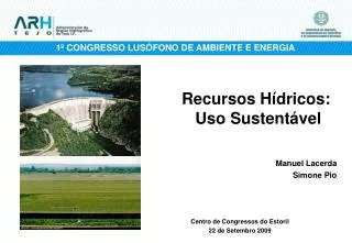 recursos h dricos uso sustent vel