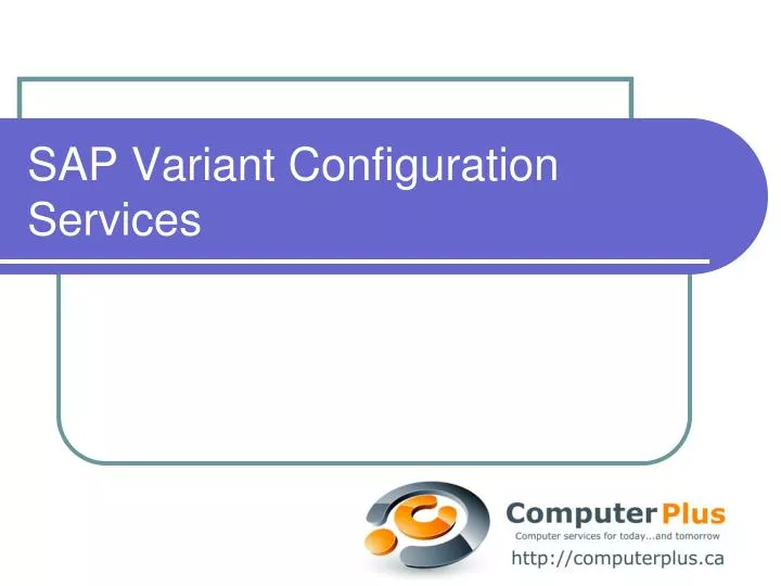 sap variant configuration services