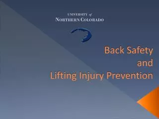 Back Safety and Lifting Injury Prevention