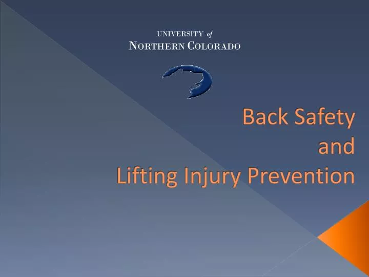 back safety and lifting injury prevention