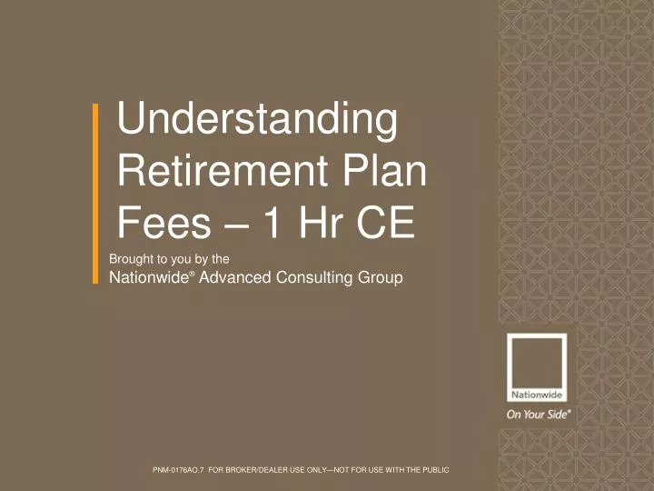 understanding retirement plan fees 1 hr ce