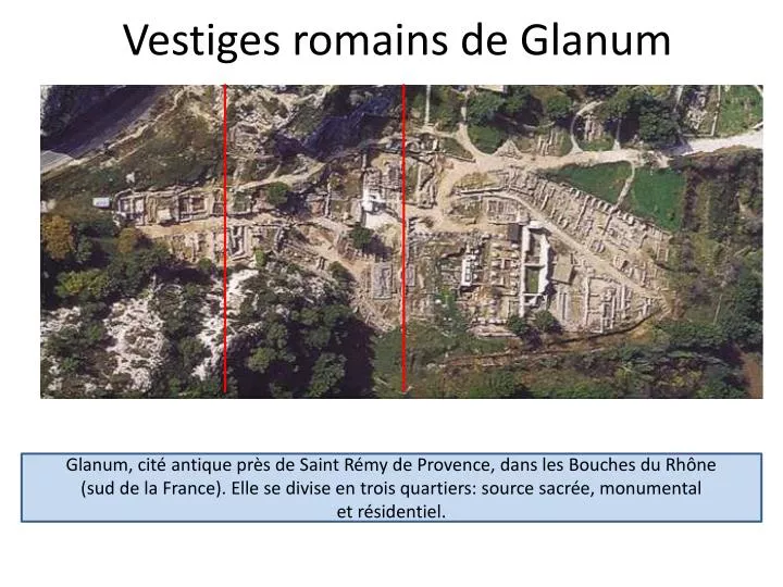 vestiges romains de glanum