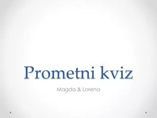prometni kviz