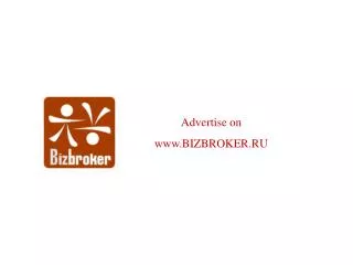 Advertise on BIZBROKER.RU