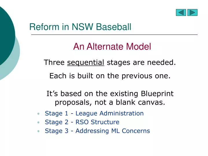 reform in nsw baseball