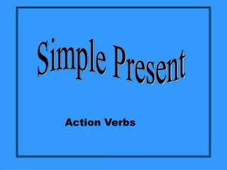 Action Verbs