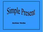 Action Verbs - slide 1