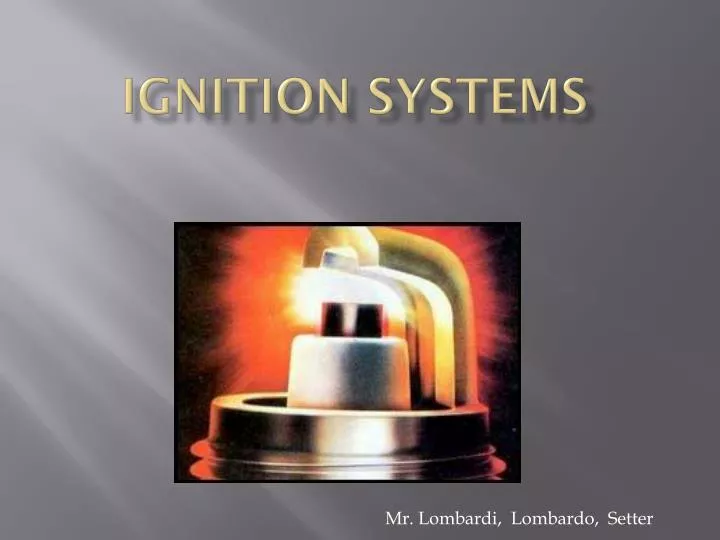 ignition systems