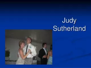 Judy Sutherland