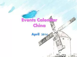 Events Calendar China