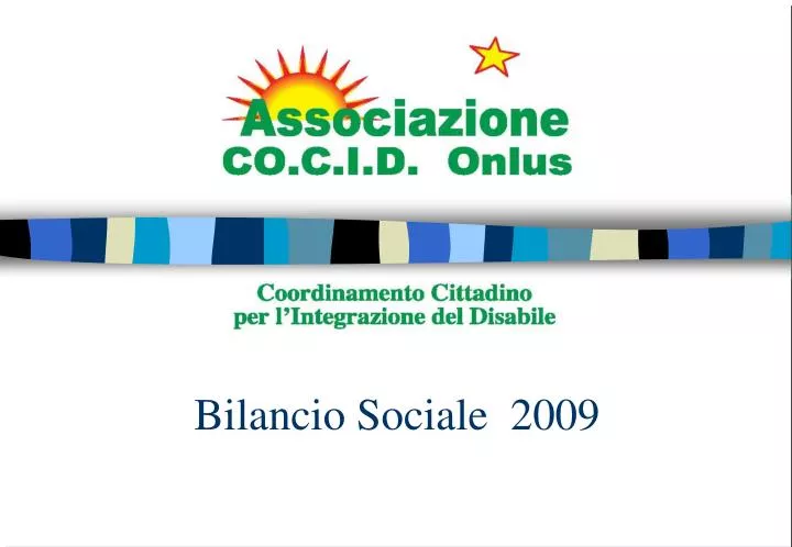 bilancio sociale 2009