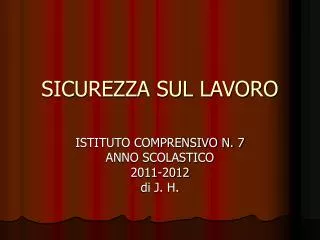 sicurezza sul lavoro
