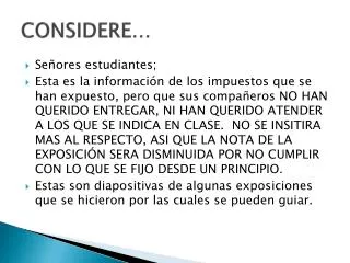 considere