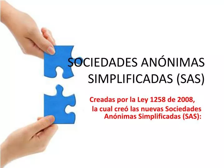 sociedades an nimas simplificadas sas