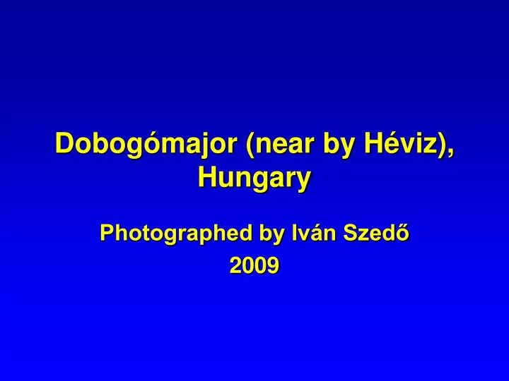 dobog major near by h viz hungary