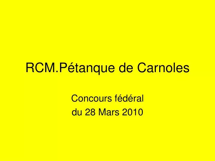 rcm p tanque de carnoles