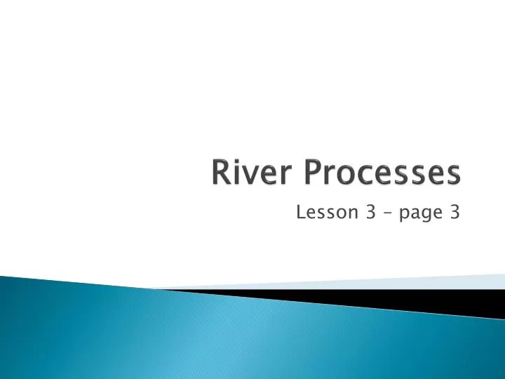 river processes