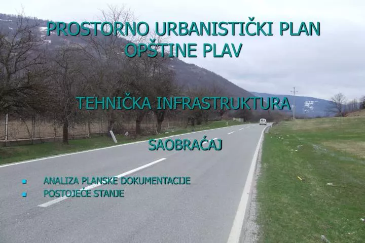 prostorno urbanisti ki plan op tine plav