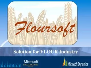Solution for FLOUR Industry