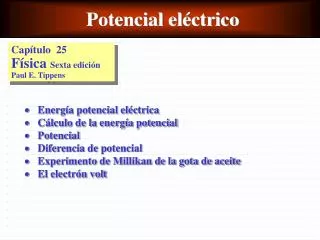 potencial el ctrico