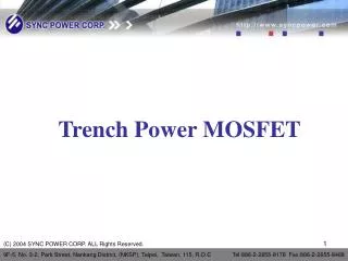 Trench Power MOSFET