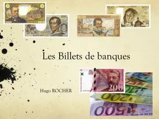 les billets de banques